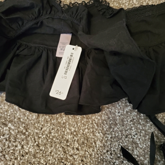 3/$30 Brand new Black garter skirt - Picture 3 of 5